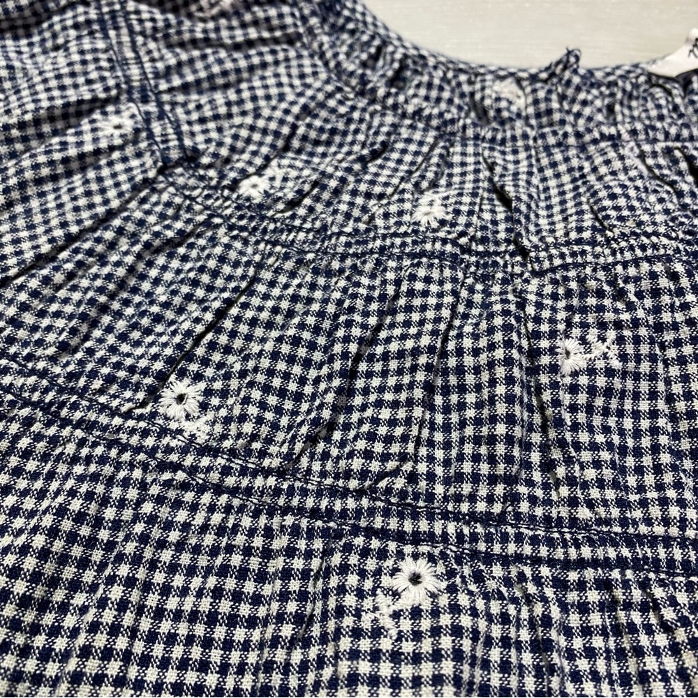 Madewell Black and White Gingham Blouse - Picture 7 of 13
